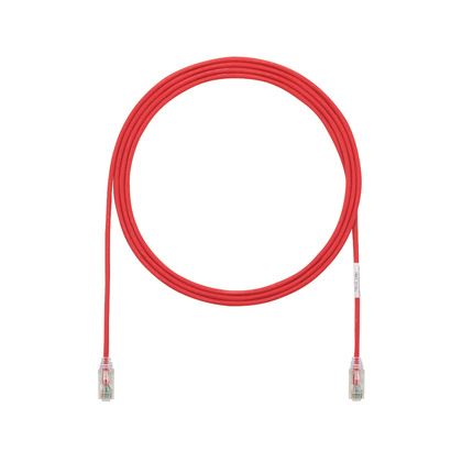 Panduit Cable Patch Cat6 UTP RJ-45 Macho - RJ-45 Macho, 60cm, Rojo