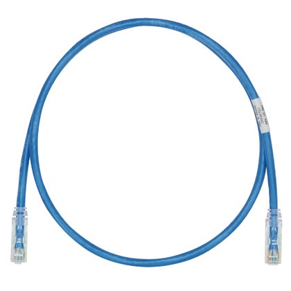 Panduit Cable Patch Cat6 UTP 28AWG, RJ-45 Macho - RJ-45 Macho, 2.1 Metros, Azul