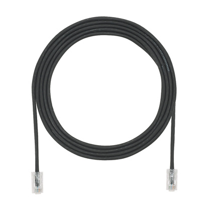 Panduit Cable Patch Cat6A UTP, RJ-45 Macho - RJ-45 Macho, 30cm, Negro