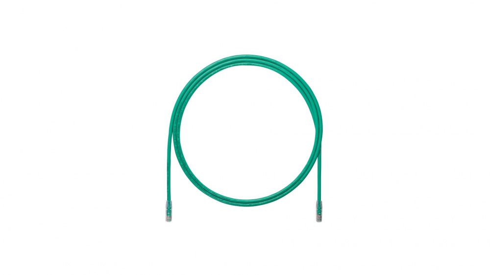 Panduit Cable Patch Cat6a UTP RJ-45 Macho - RJ-45 Macho, 3 Metros, Verde