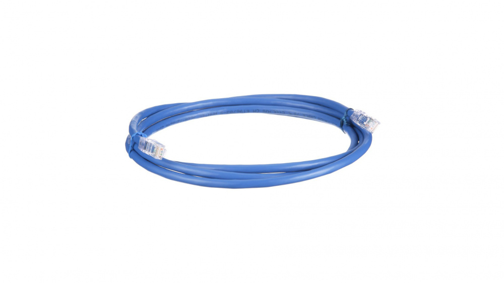 Panduit Cable Patch Cat6A UTP RJ-45 Macho - RJ-45 Macho, 30cm, Azul
