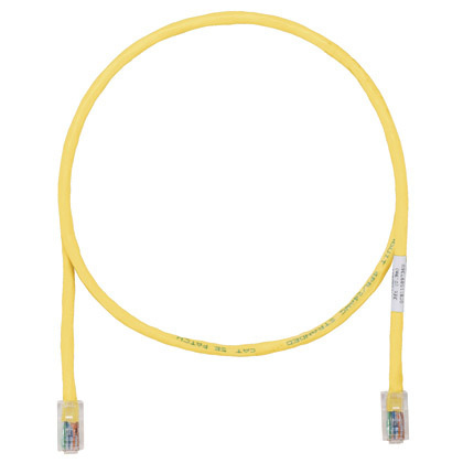 Panduit Cable Patch Cat5e UTP Blindado RJ-45 Macho - RJ-45 Macho, 3 Metros, Amarillo