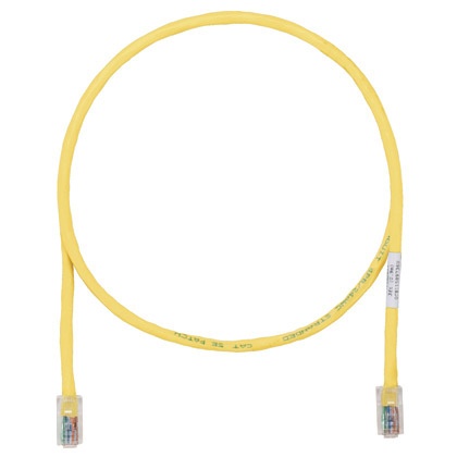 Panduit Cable Patch Cat5e UTP, RJ-45 Macho - RJ-45 Macho, 1.52 Metros, Amarillo