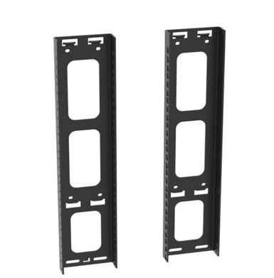 Panduit Kit de Rieles de Montaje para Gabinete WME9ERAIL, 9U, Negro