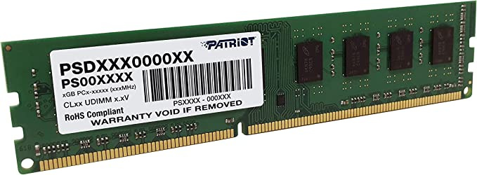 Memoria RAM Patriot Signature DDR3, 1600MHz, 4GB, CL11, Verde