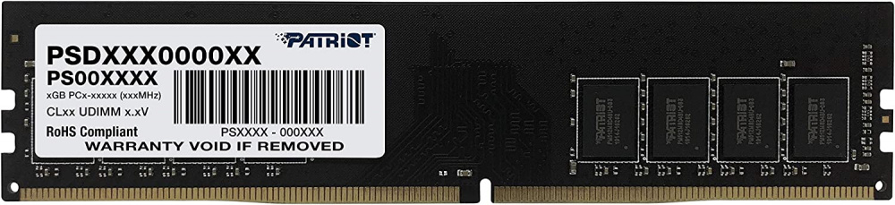 Memoria RAM Patriot Signature Line DDR4, 3200MHz, 8GB, Non-ECC, CL22