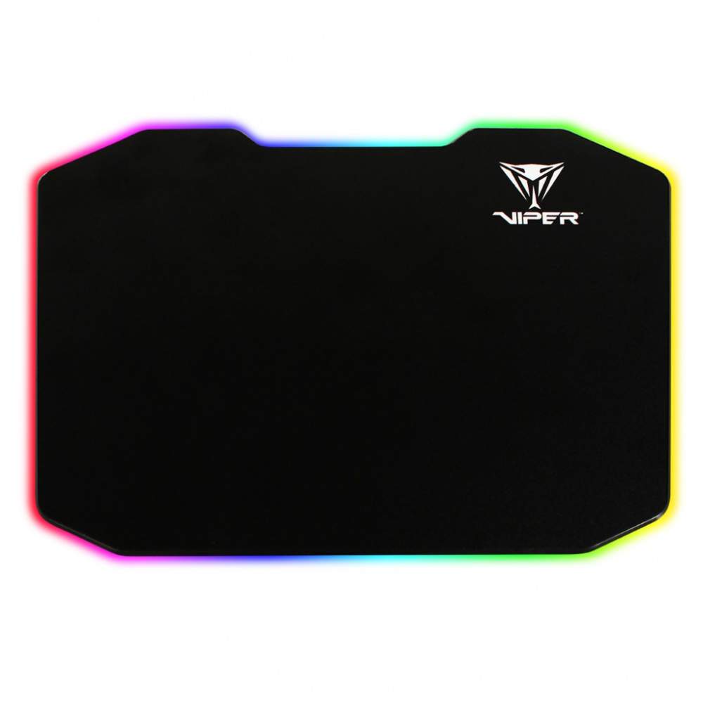 Mousepad Gamer Patriot Viper RGB, 24.2 x 35.3cm, Grosor 5.5mm, Negro