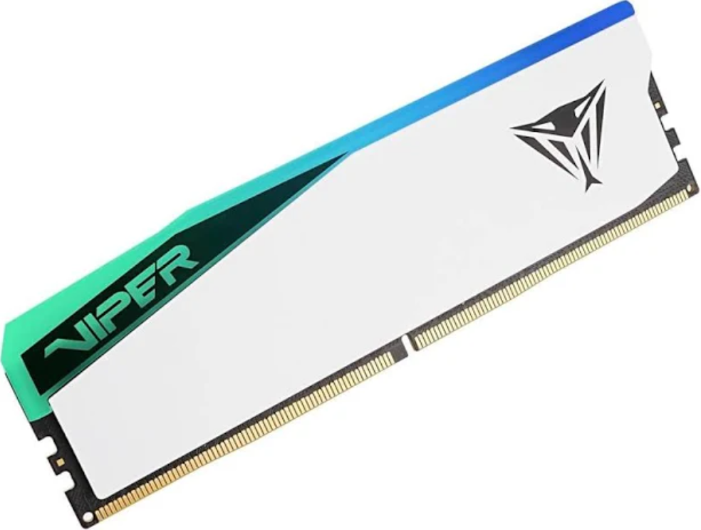 Memoria RAM Patriot Viper Elite 5 DDR5, 6000MHz, 32GB, CL30, XMP/EXPO, Blanco