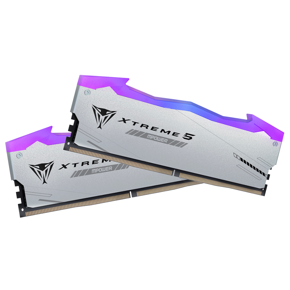 Kit Memoria RAM Patriot VIPER XTREME 5 RGB DDR5, 6000MHz, 32GB - 2 x 16GB, CL30, XMP, Plata