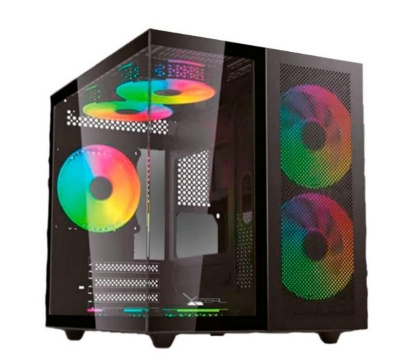 Computadora Gamer PC Gamer YRDEN BLACK, AMD Ryzen 7 5700, NVIDIA GeForce RTX 4060, 16GB, 1TB SSD, Wi-Fi, sin Sistema Operativo