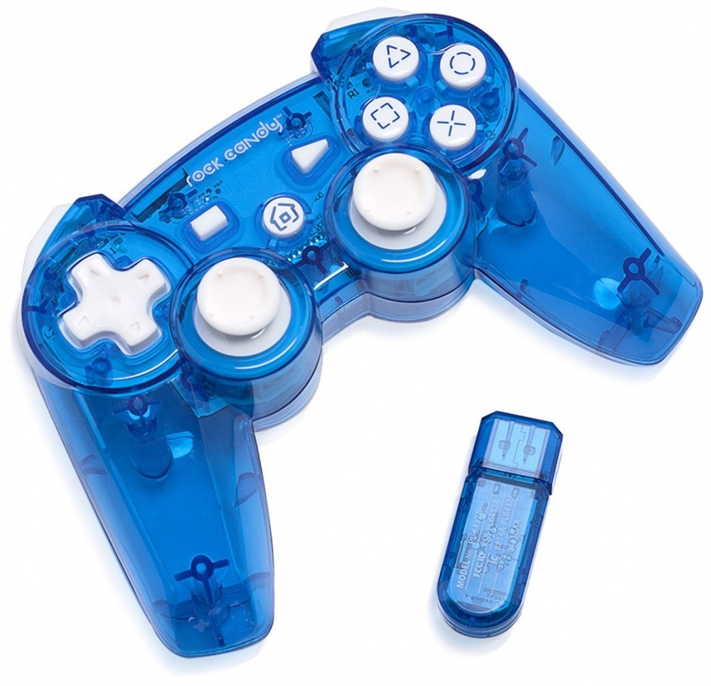 PDP Controller Wireless Rock Candy, Inalámbrico, Bluetooth, USB, Azul