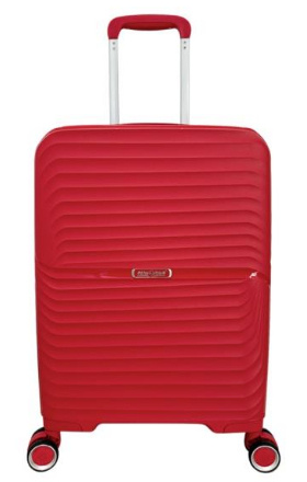 Peak Tour Maleta MYKONOS20RJ, 20", Cerradura de Combinación TSA, Rojo
