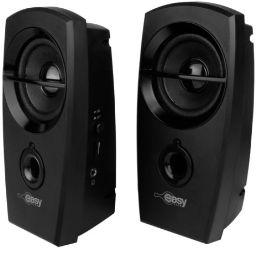 Perfect Choice Bocinas Easy Line para Computadora, Alámbrico, 2.0, 2W RMS, USB, Negro