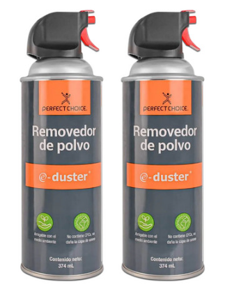 Perfect Choice Aire Comprimido Duster, 374ml, 2 Piezas