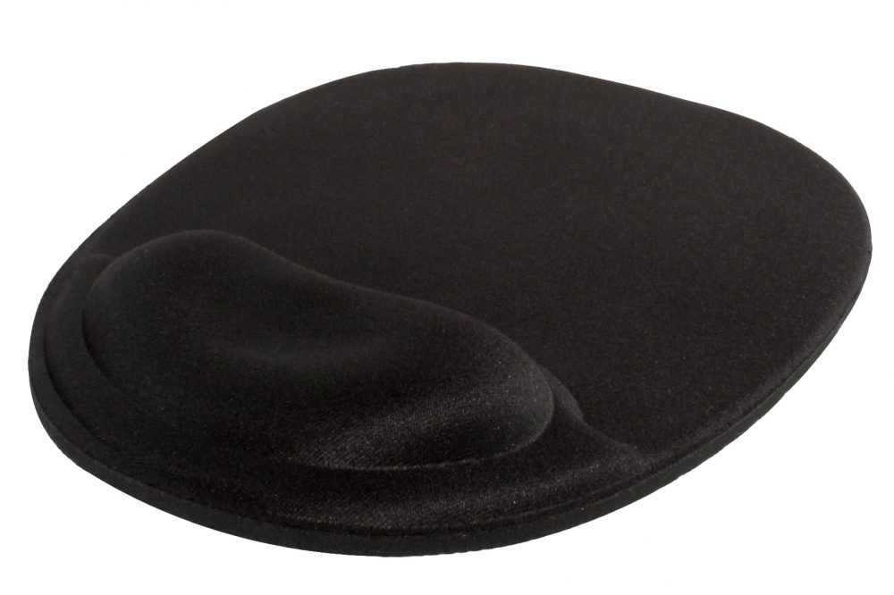 Perfect Choice Mousepad con Descansa Muñecas de Gel, 20x26cm, Grosor 2mm, Negro