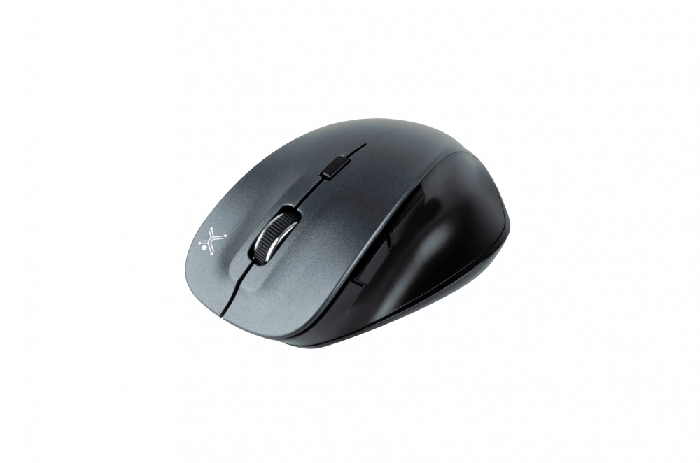 Mouse Ergonómico Perfect Choice Óptico Thumb, RF Inalámbrico, 1600DPI, Negro