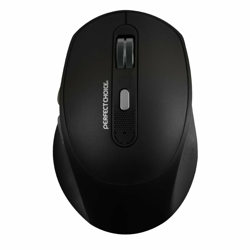 Mouse Perfect Choice Óptico PC-045144, Inalámbrico, USB, 1600DPI, Negro