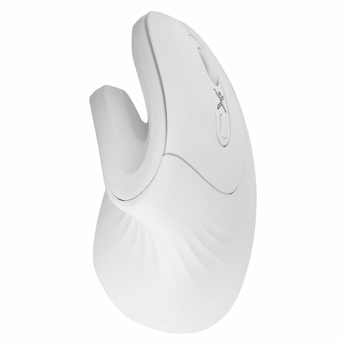 Mouse Ergonómico Perfect Choice Snouse, Inalámbrico, Óptico, 32.000DPI, RF Inalámbrico, Blanco