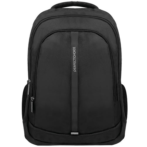 Perfect Choice Mochila Essentials de Nylon/PVC para Laptop 17", Negro