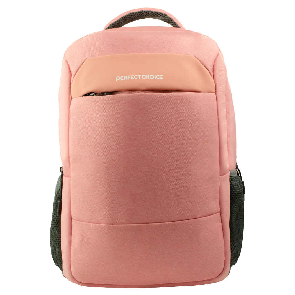 Perfect Choice Mochila de Poliéster Fearless para Laptop 15.6", Rosa