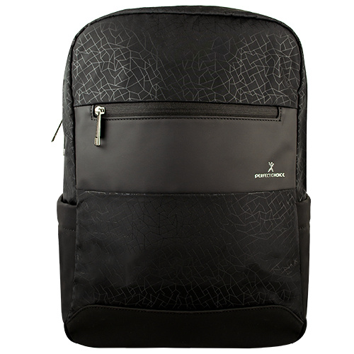 Perfect Choice Mochila Phenix de Poliéster para Laptop 17", Negro 