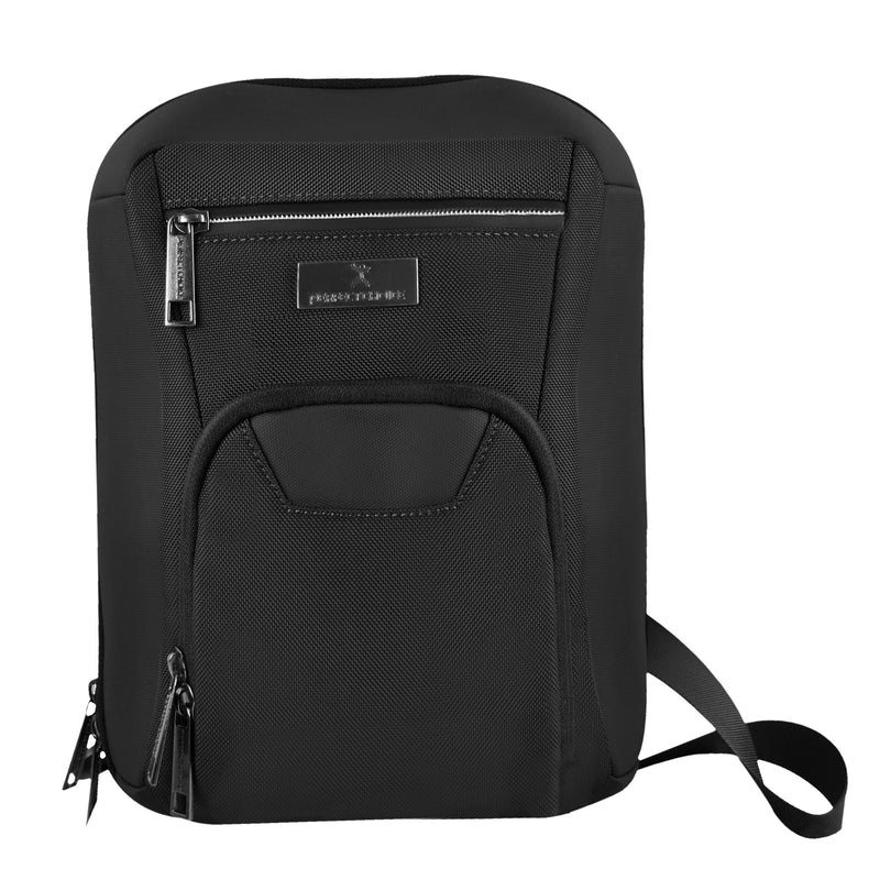 Perfect Choice Mochila Silhouette de Poliéster para Laptop 10.8", Negro