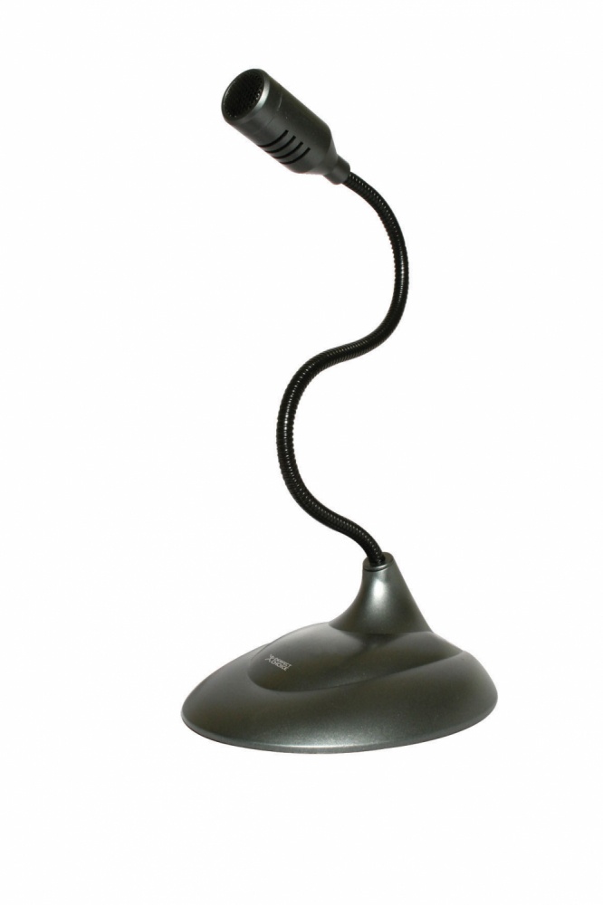 Perfect Choice Micrófono de Lujo con Cuello Flexible, PC-110279,  Alámbrico, Negro