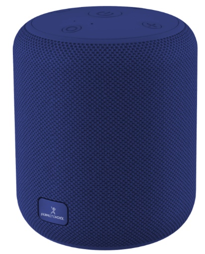 Perfect Choice Bocina Portátil Drum, Bluetooth, Inalámbrico, 2.0, 5W RMS, USB 2.0, Azul