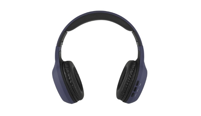 Perfect Choice Audífonos con Micrófono PC-116769, Bluetooth, Inalámbrico, USB, Negro/Azul