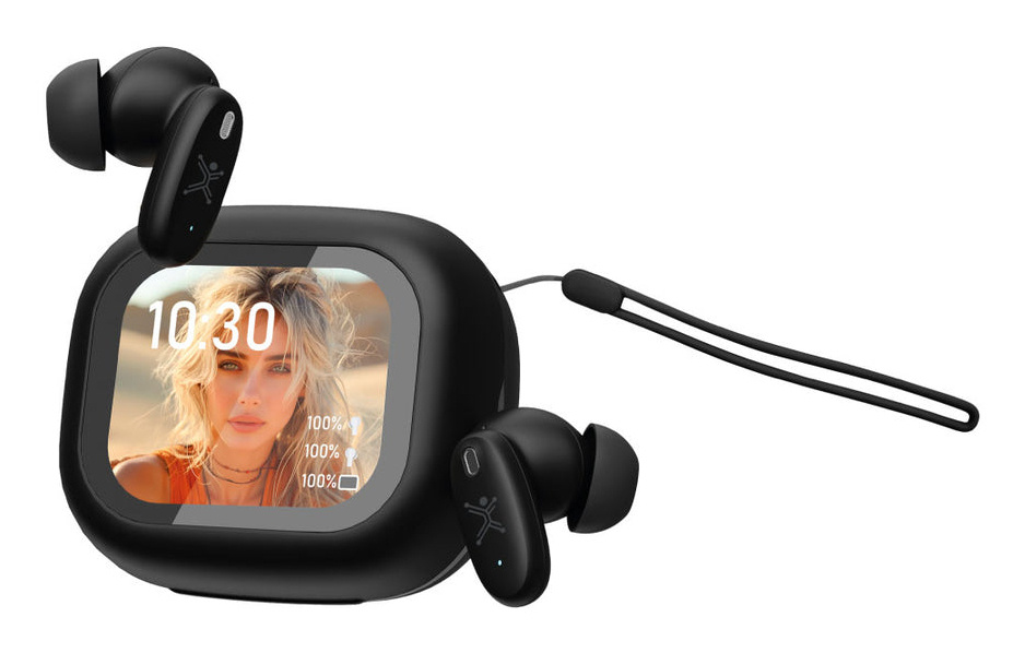 Perfect Choice Audífonos Intrauriculares con Micrófono Auralis, Inalámbrico, Bluetooth, USB-C, Negro