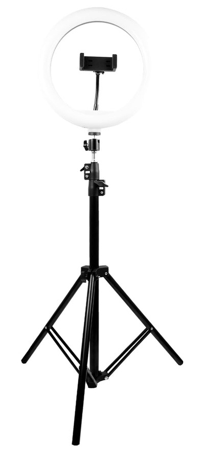 Perfect Choice Aro de Luz LED PC-120407, 160cm, 1800 Lúmenes, Luz Cálida/Fría