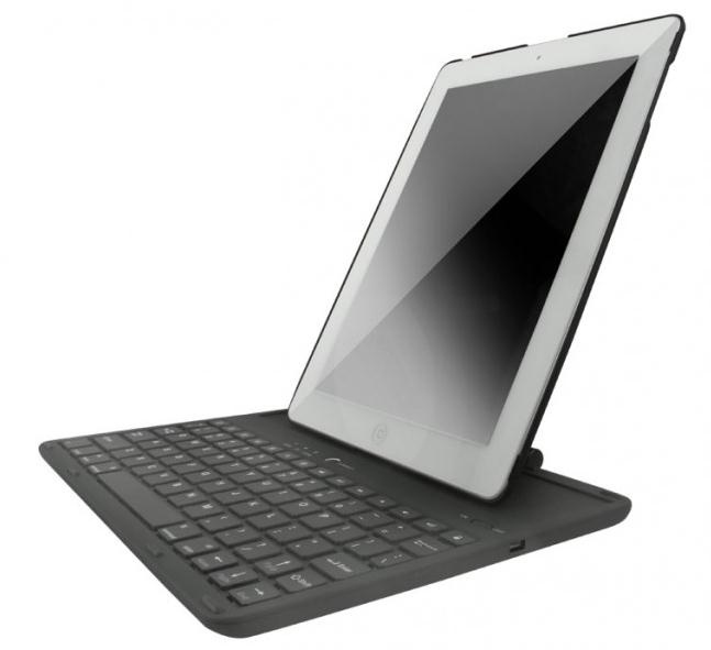 Perfect Choice 360° Estación de Trabajo Giratoria Bluetooth para iPad, USB, Gris