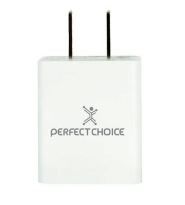 Perfect Choice Cargador de Pared PC-240372, 5V, USB, Blanco
