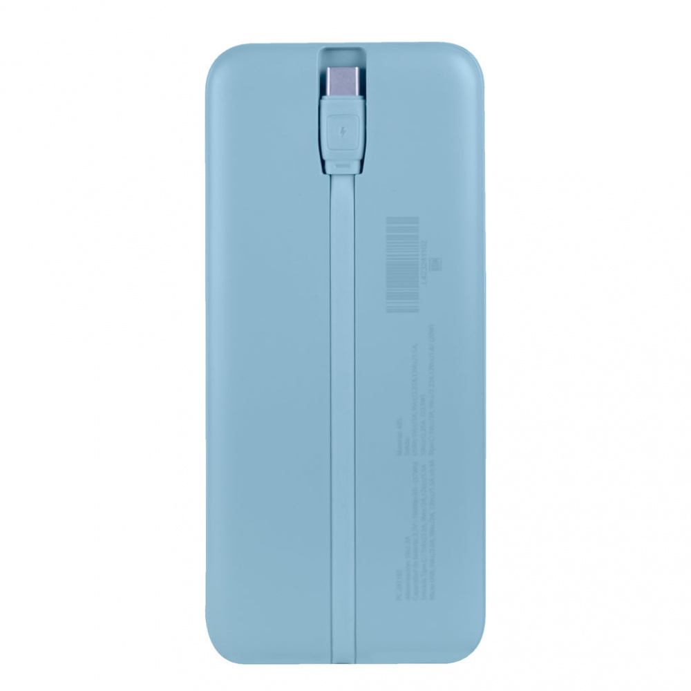 Cargador Portátil Perfect Choice Power Bank PC-241102, 10.000mAh, Azul 