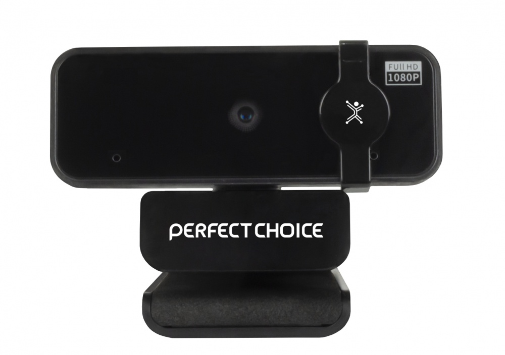 Perfect Choice Webcam PC-320500, 2MP, 1920 x 1080 Pixeles, USB 3.0, Negro