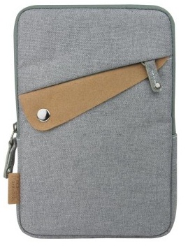 Perfect Choice Funda de Poliester para iPad Mini/Tablet 7'', Gris