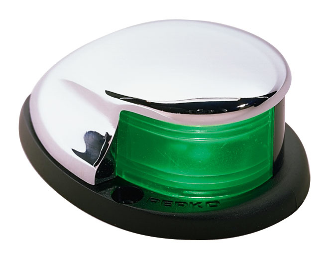 Perko Luz de Advertencia LED 0228-DP0-CHR, Exterior, 12V, 1A, Rojo/Verde, para Vehiculos