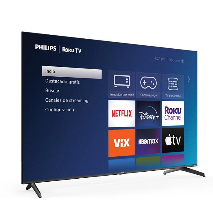 Philips Smart TV LED 75PUL6653/F8 75", 4K Ultra HD, Negro