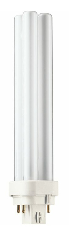 Philips Lámpara LED Master PL-C, Interiores, Luz Blanca Fría, 26W, Base G24Q, 1800 Lúmenes, Blanco