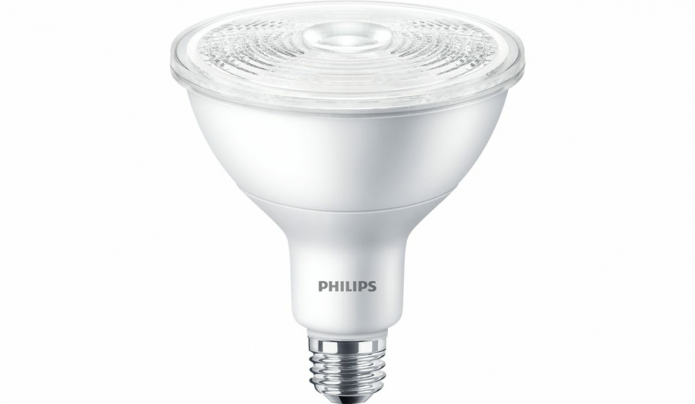 Philips Foco LED PAR38 F40, Luz Blanca, Base E26, 17W, 1200 Lúmenes, Blanco, Ahorro de 85.8% vs Foco Tradicional de 120W