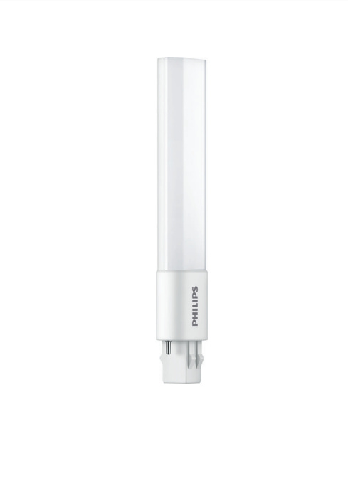 Philips Lámpara LED PL-S, Luz Blanco Frío, 5W, Base GX23, 580 Lúmenes, Blanco