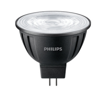 Philips Foco LED Regulable 7.3MR16/LED/827/F25/DIM 12V, Blanco, Base GU5.3, 7.3W, 515 Lúmenes, 1 Pieza