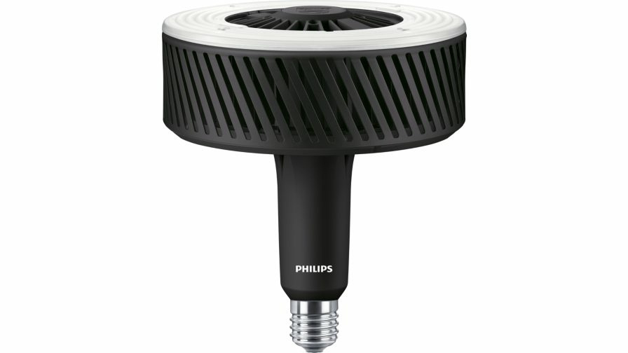 Philips Foco LED TrueForce, Luz Neutra, Base E40, 140W, 20000 Lúmenes, Negro