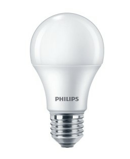 Philips Foco LED A19, Luz Natural Fría, Base E27, 12W, 1310 Lúmenes, Blanco, Ahorro de 86% vs Foco Tradicional de 60W