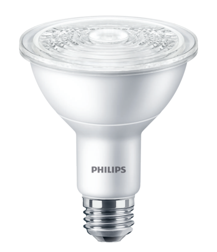 Philips Foco LED PAR30, Luz Cálida, Base E26, 10W, 950 Lúmenes, 1 Pieza