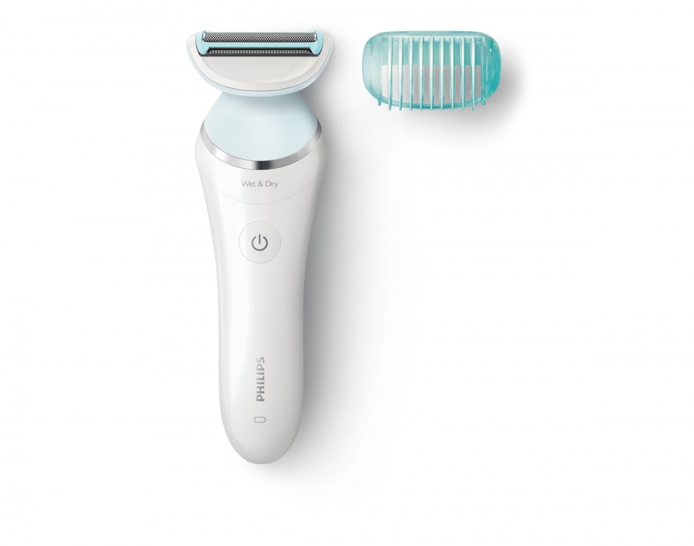 Philips Depiladora SatinShave Advanced, Humedo y Seco, Azul/Blanco