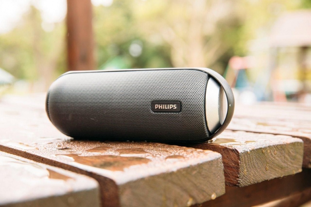 Philips Bocina Portátil BT6000B/12, Bluetooth, Inalámbrico, 12W RMS, Negro