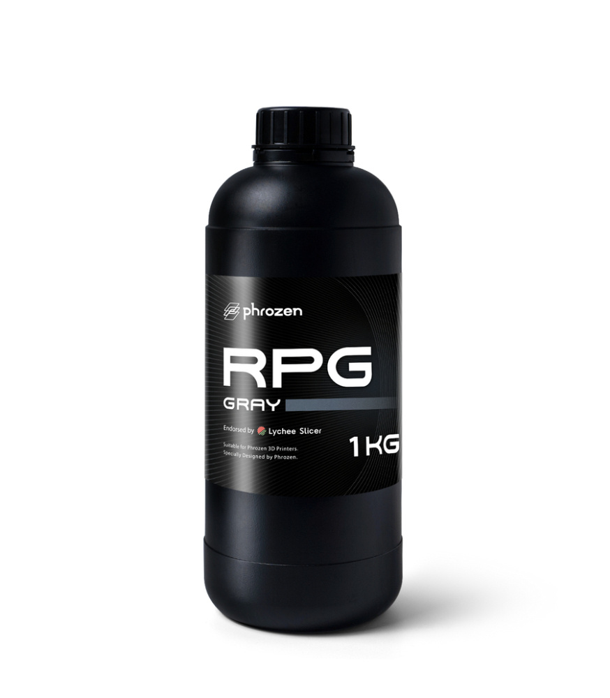 Phrozen Resina para Impresora 3D RPG, Rígida Estándar, 1kg, Gris