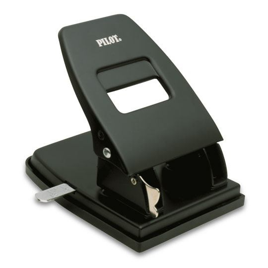 Pilot Perforadora PM-8 - Metal, 2 Orificios, hasta 30 Hojas