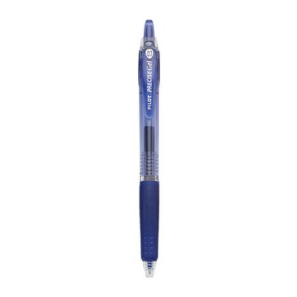 Pilot Bolígrafo de Gel Precise, Punto Mediano de 0.7mm, Azul, 12 Piezas
